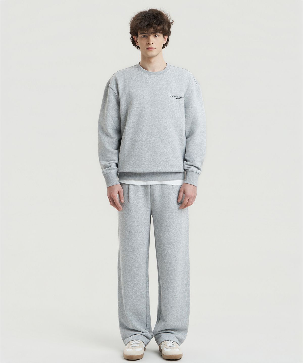 델마(DEL MAR) 웰니스클럽 세미와이드 스웨트팬츠 - 그레이