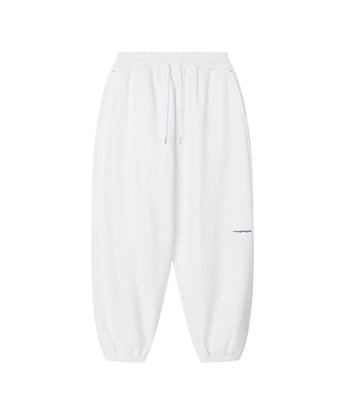 로타입(ROUGHTYPE) Oversized Jogger Sweatpants - White