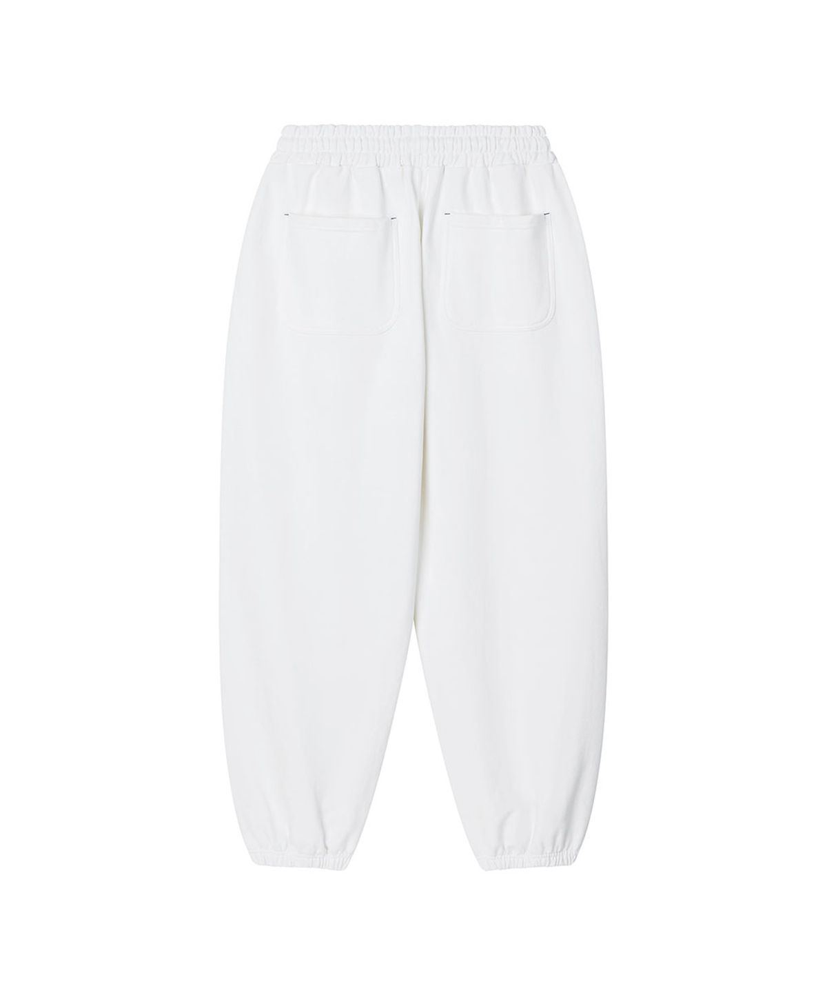 로타입(ROUGHTYPE) Oversized Jogger Sweatpants - White
