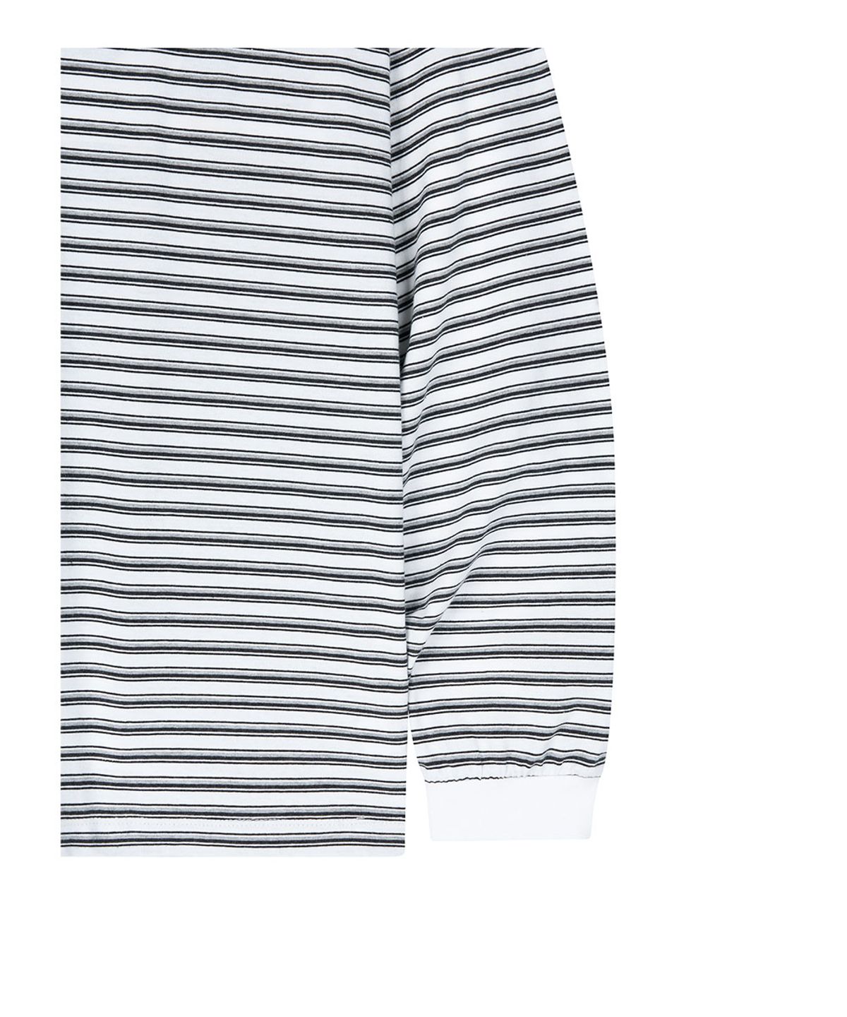 로타입(ROUGHTYPE) 89 Logo Stripe Long Sleeve - White