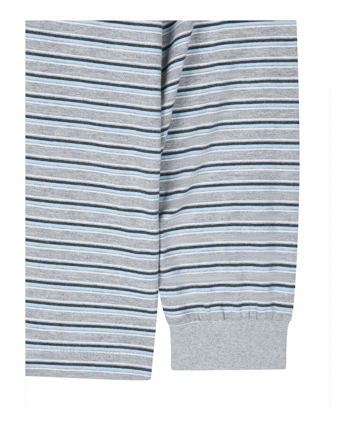 로타입(ROUGHTYPE) 89 Logo Stripe Long Sleeve - Gray