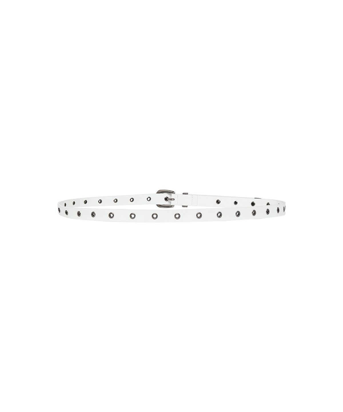로타입(ROUGHTYPE) Star Point Leather Belt - White