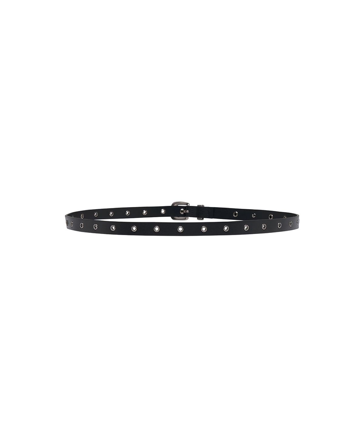 로타입(ROUGHTYPE) Star Point Leather Belt - Black