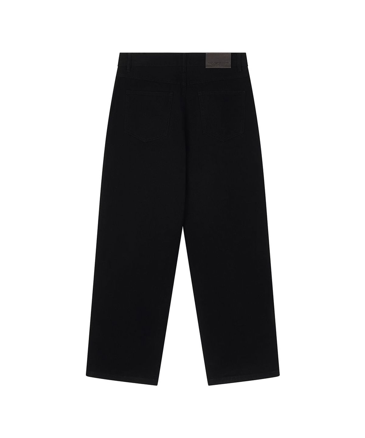 로타입(ROUGHTYPE) Drop Crotch Cotton Pants - Black