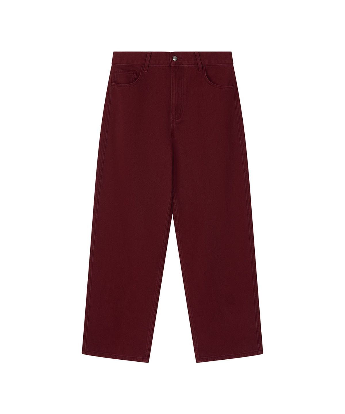 로타입(ROUGHTYPE) Drop Crotch Cotton Pants - Red