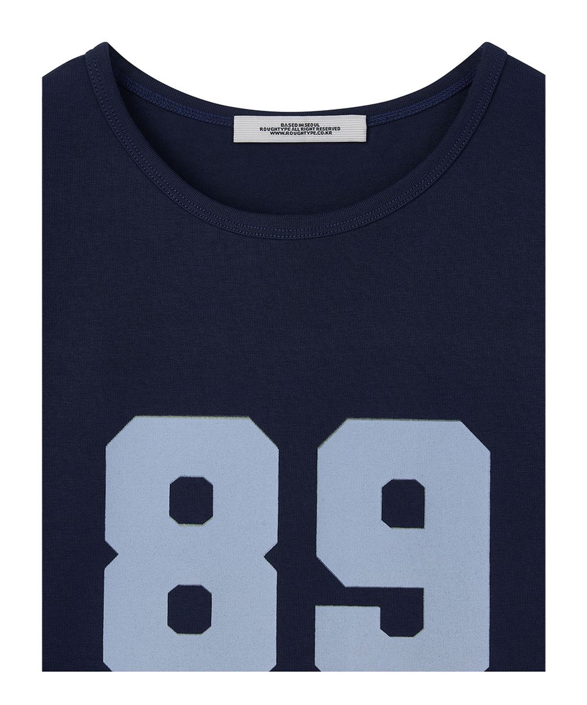 로타입(ROUGHTYPE) 89 Crop Short-sleeved Shirt - Navy