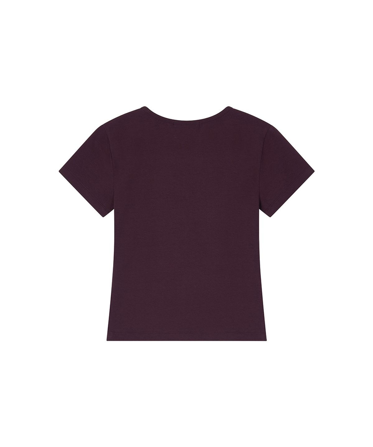 로타입(ROUGHTYPE) Slim Short-sleeved T-shirt - Purple