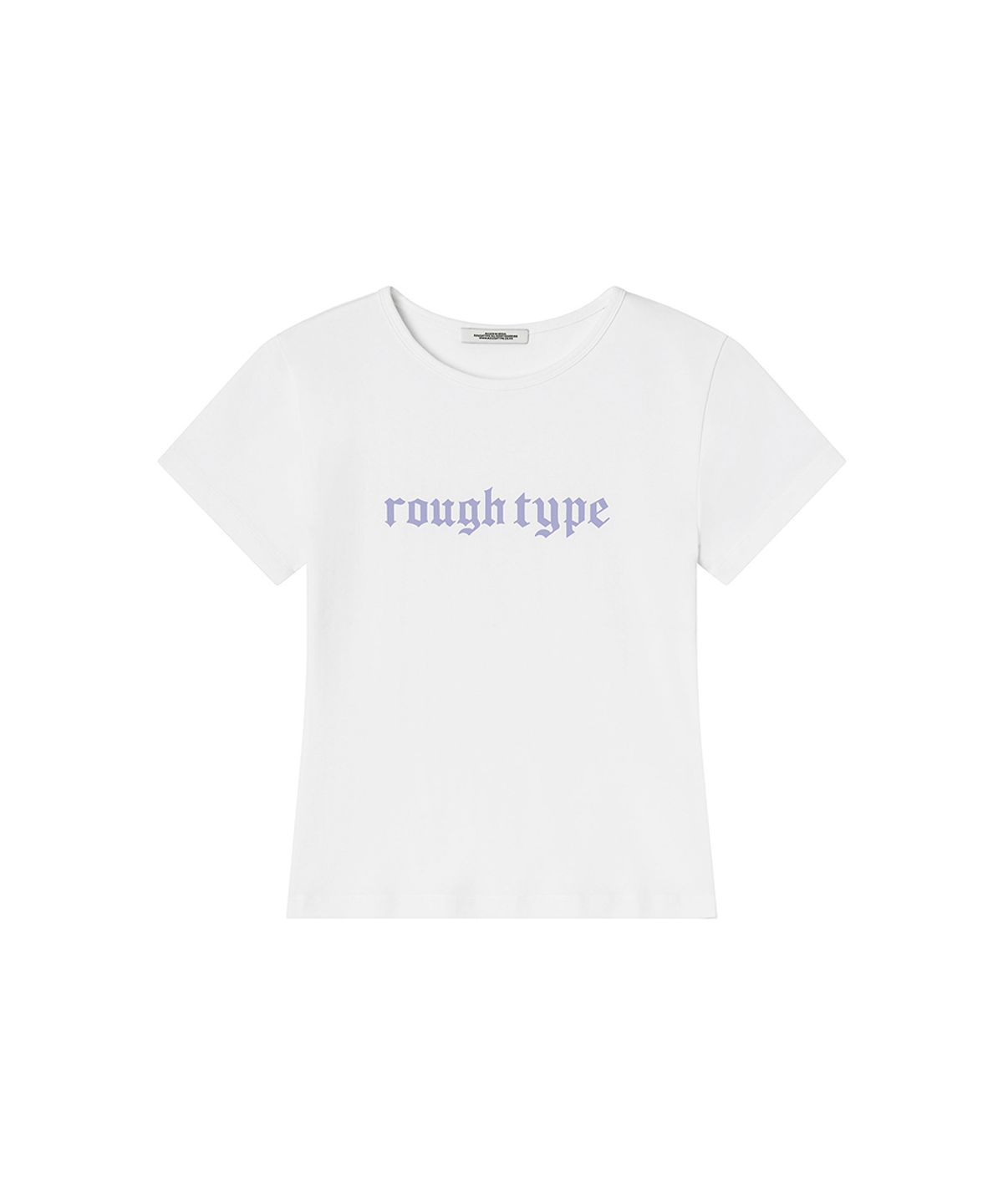로타입(ROUGHTYPE) Slim Short-sleeved T-shirt - White
