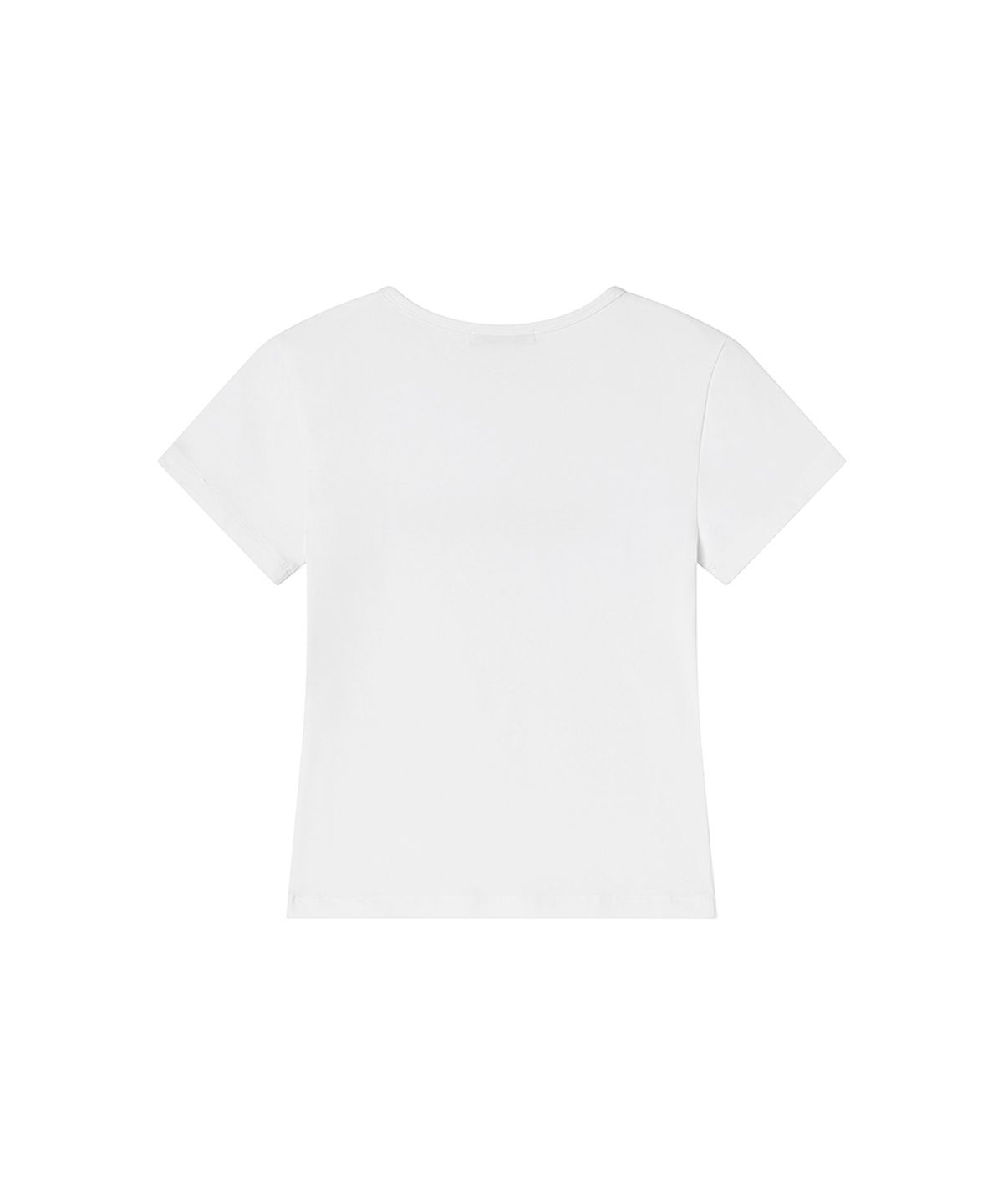 로타입(ROUGHTYPE) Slim Short-sleeved T-shirt - White
