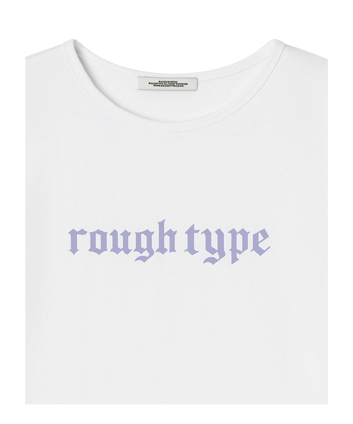 로타입(ROUGHTYPE) Slim Short-sleeved T-shirt - White