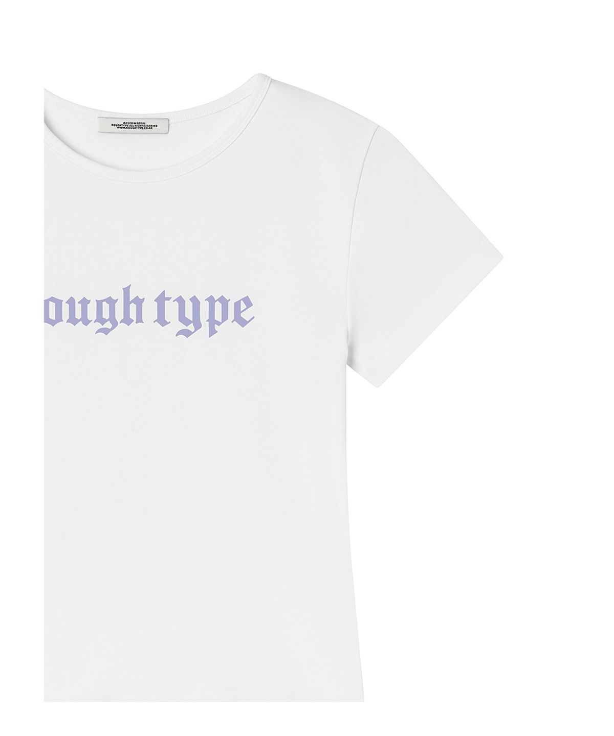 로타입(ROUGHTYPE) Slim Short-sleeved T-shirt - White