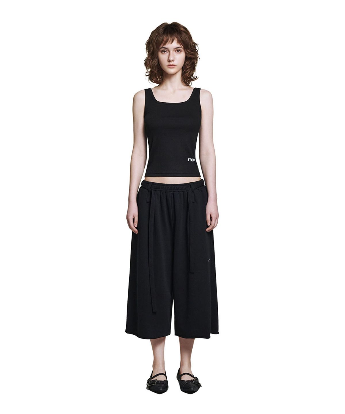 로타입(ROUGHTYPE) Basic Layered Sleeveless - Black