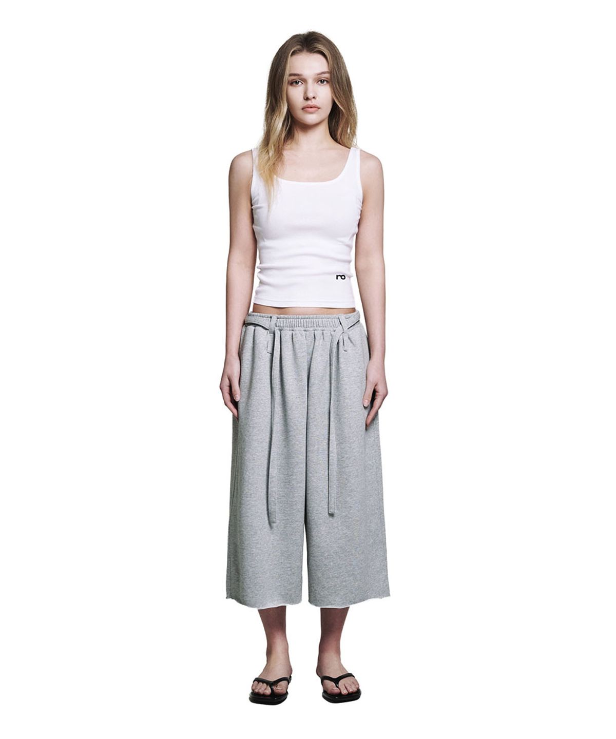 로타입(ROUGHTYPE) Basic Layered Sleeveless - White