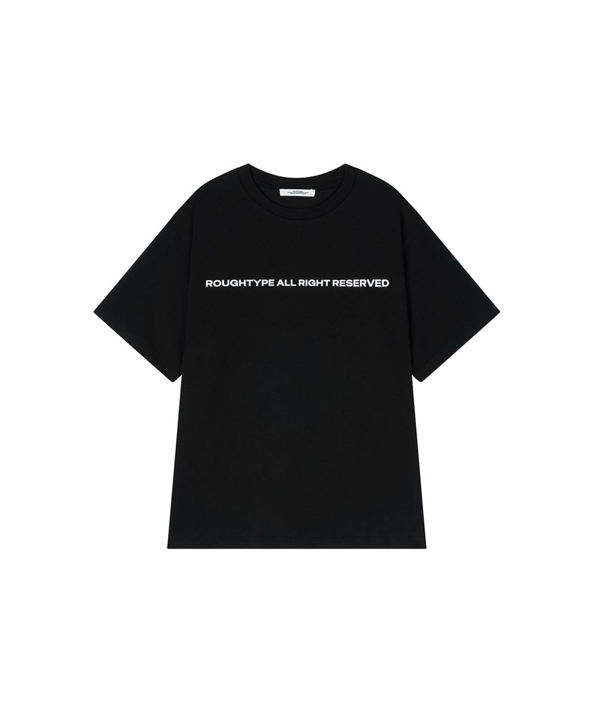 로타입(ROUGHTYPE) Color Over Fit Short Sleeve - Black
