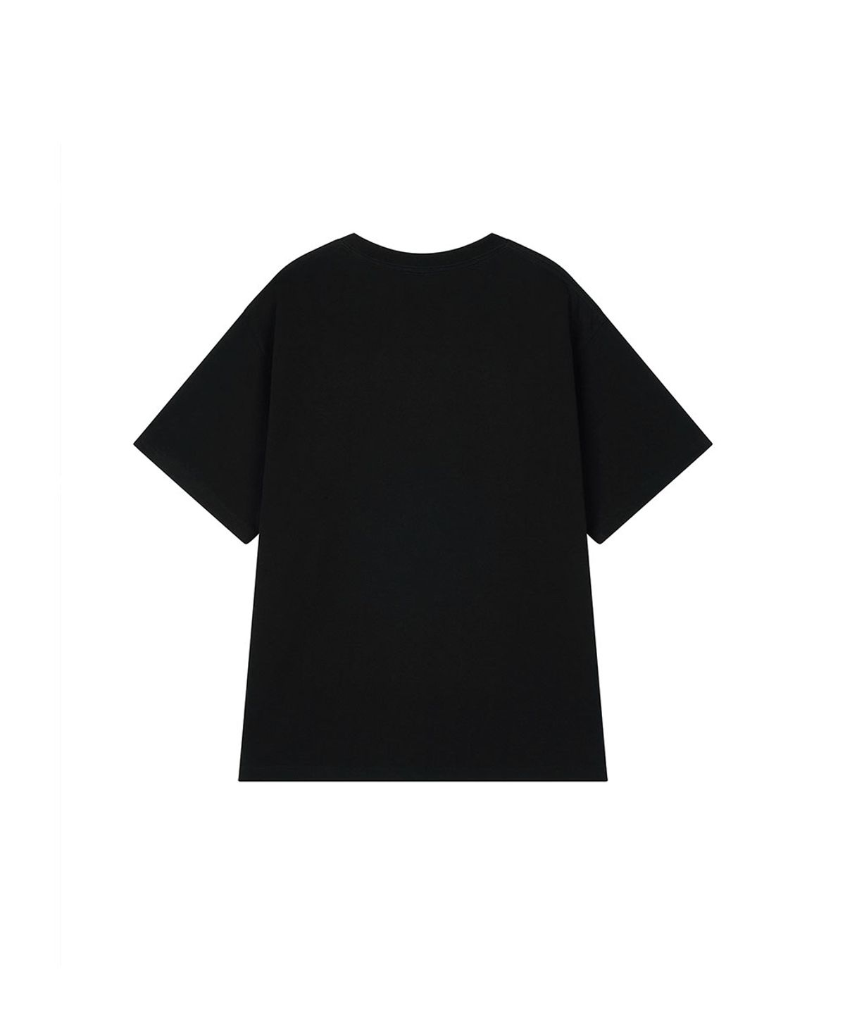 로타입(ROUGHTYPE) Color Over Fit Short Sleeve - Black