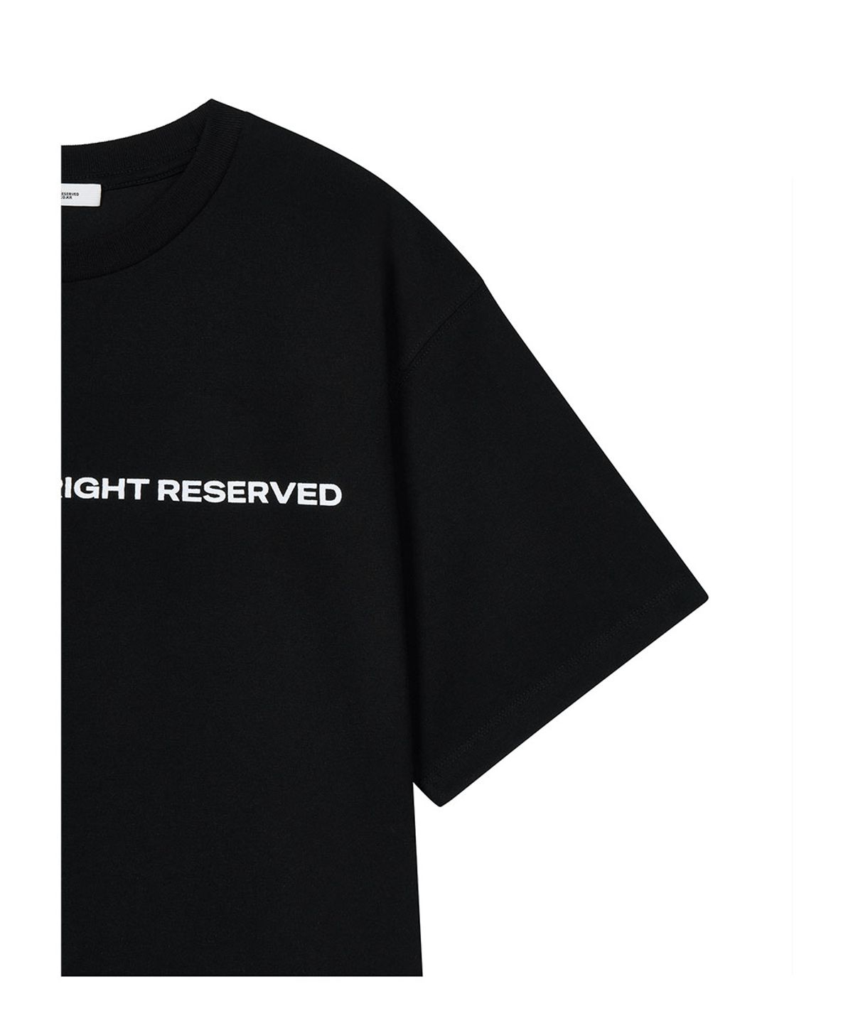 로타입(ROUGHTYPE) Color Over Fit Short Sleeve - Black