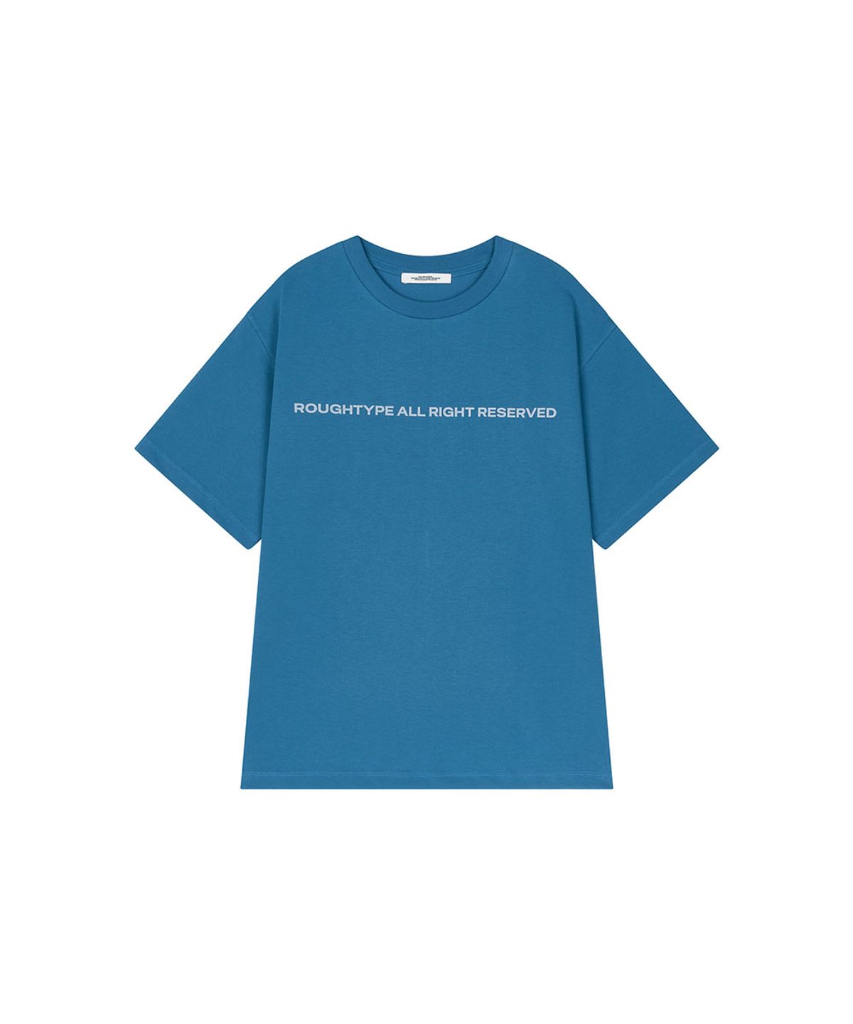 로타입(ROUGHTYPE) Color Over Fit Short Sleeve - Blue