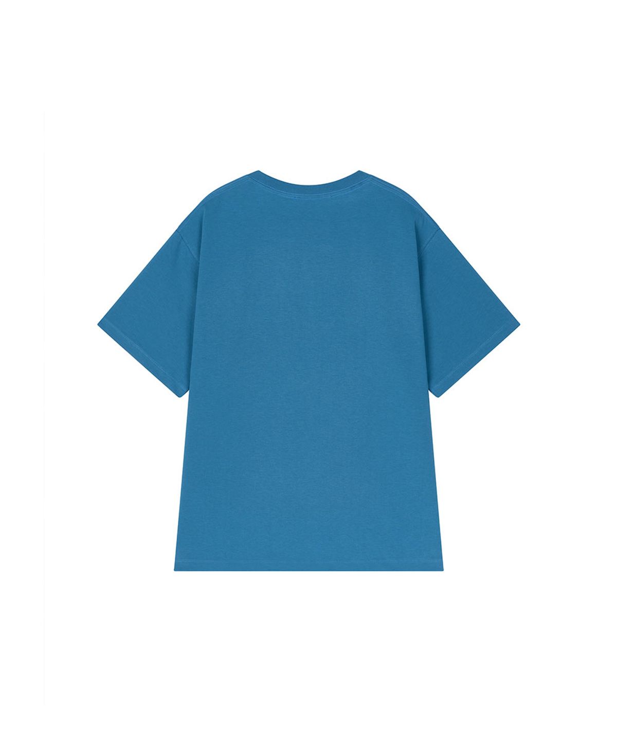 로타입(ROUGHTYPE) Color Over Fit Short Sleeve - Blue