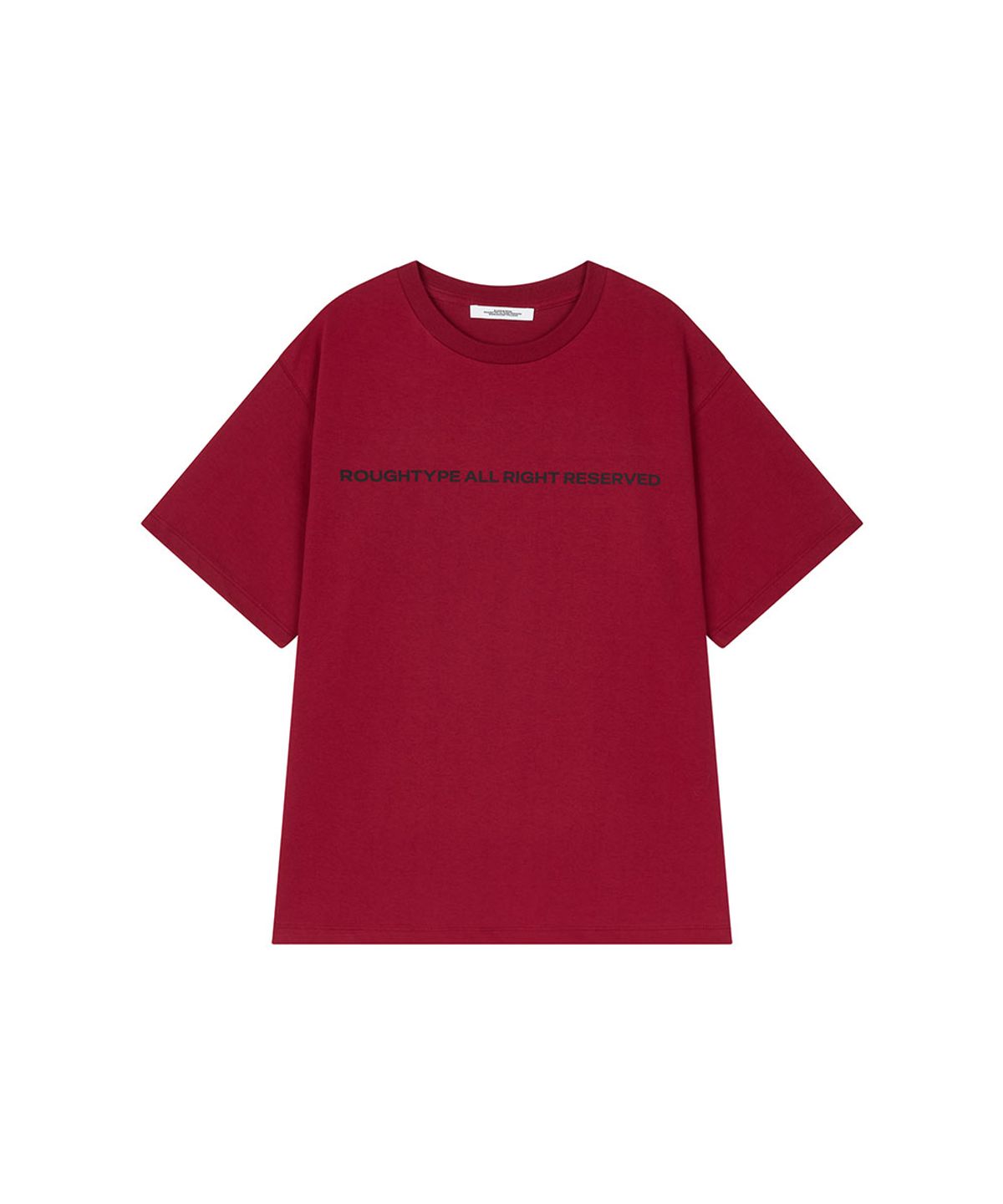 로타입(ROUGHTYPE) Color Over Fit Short Sleeve - Red