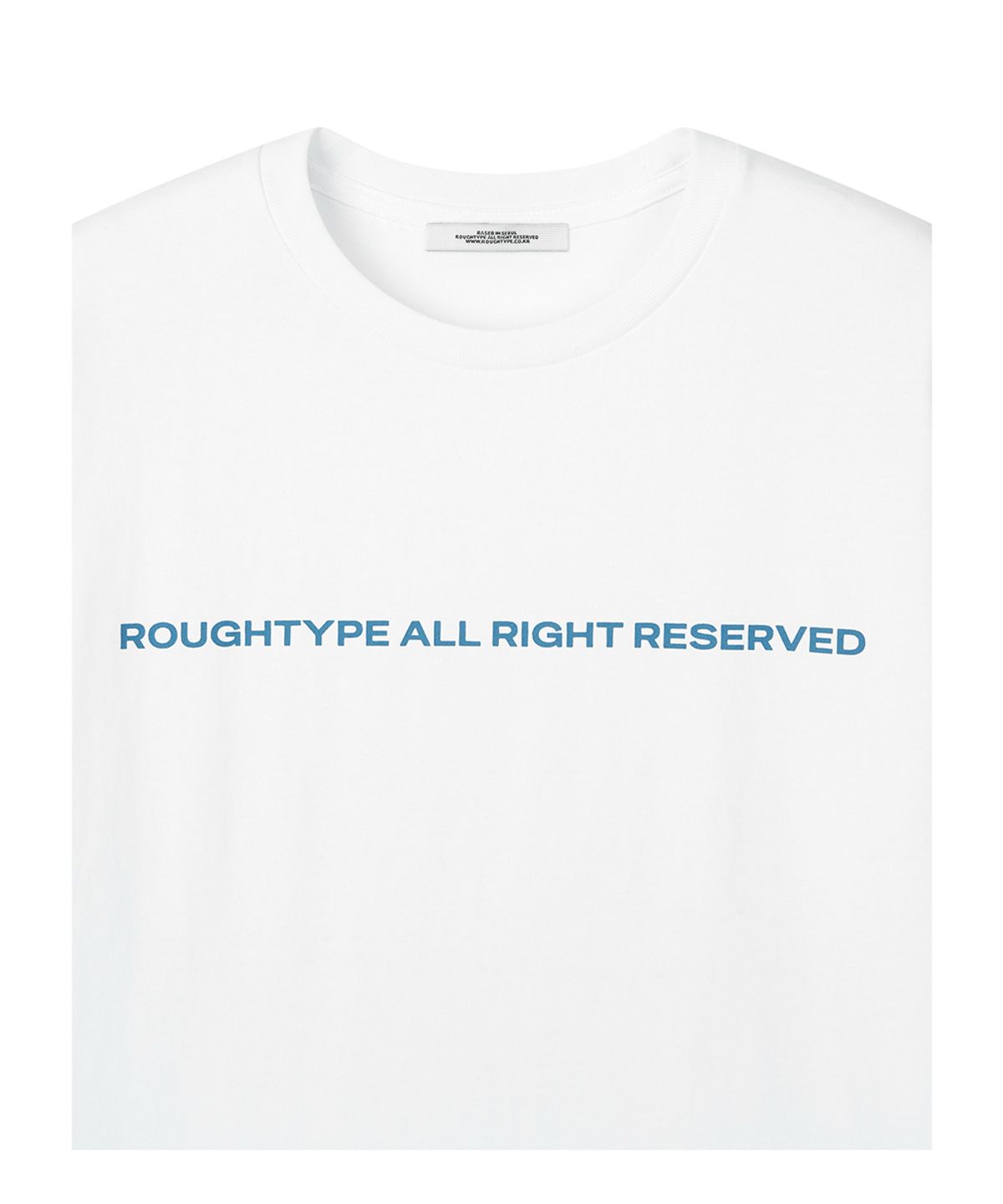 로타입(ROUGHTYPE) Color Over Fit Short Sleeve - White