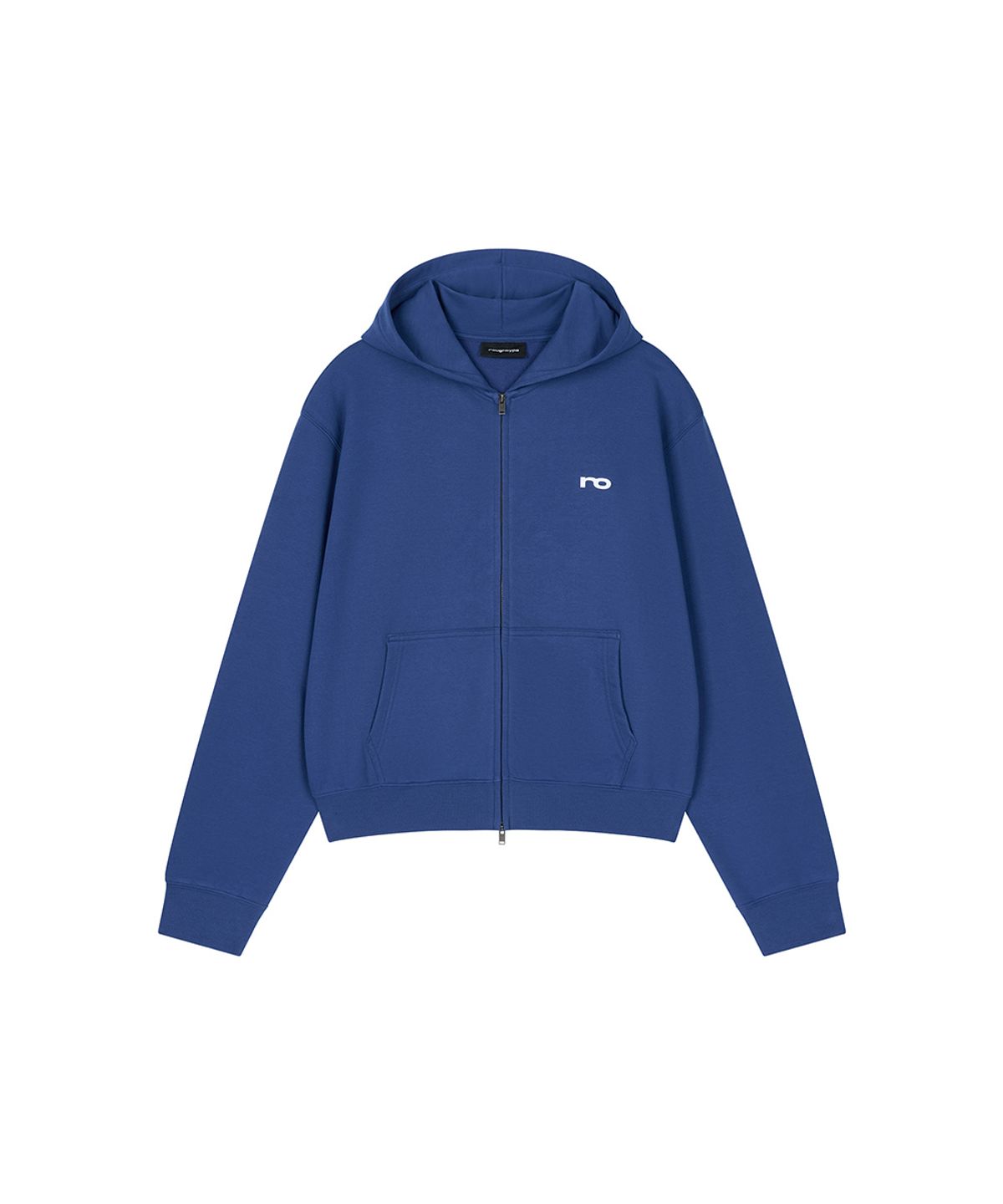 로타입(ROUGHTYPE) Low Logo Hooded Zip-Up - Blue