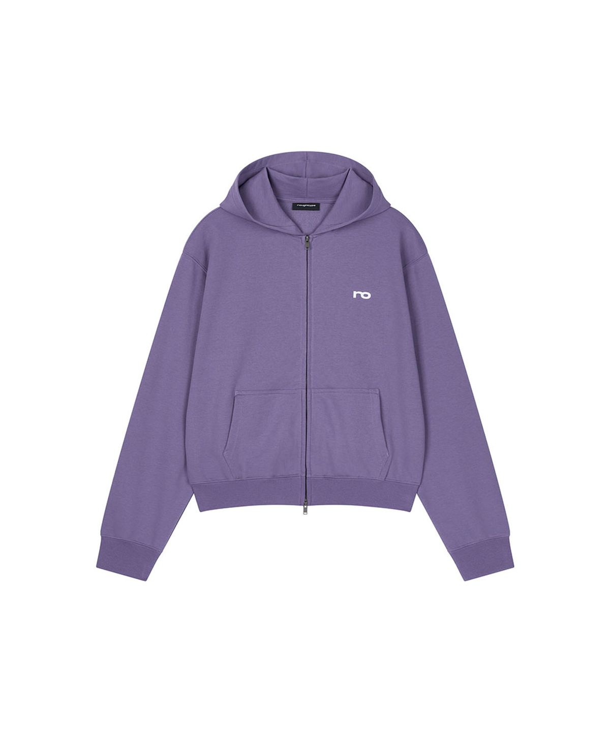 로타입(ROUGHTYPE) Low Logo Hooded Zip-Up - Purple