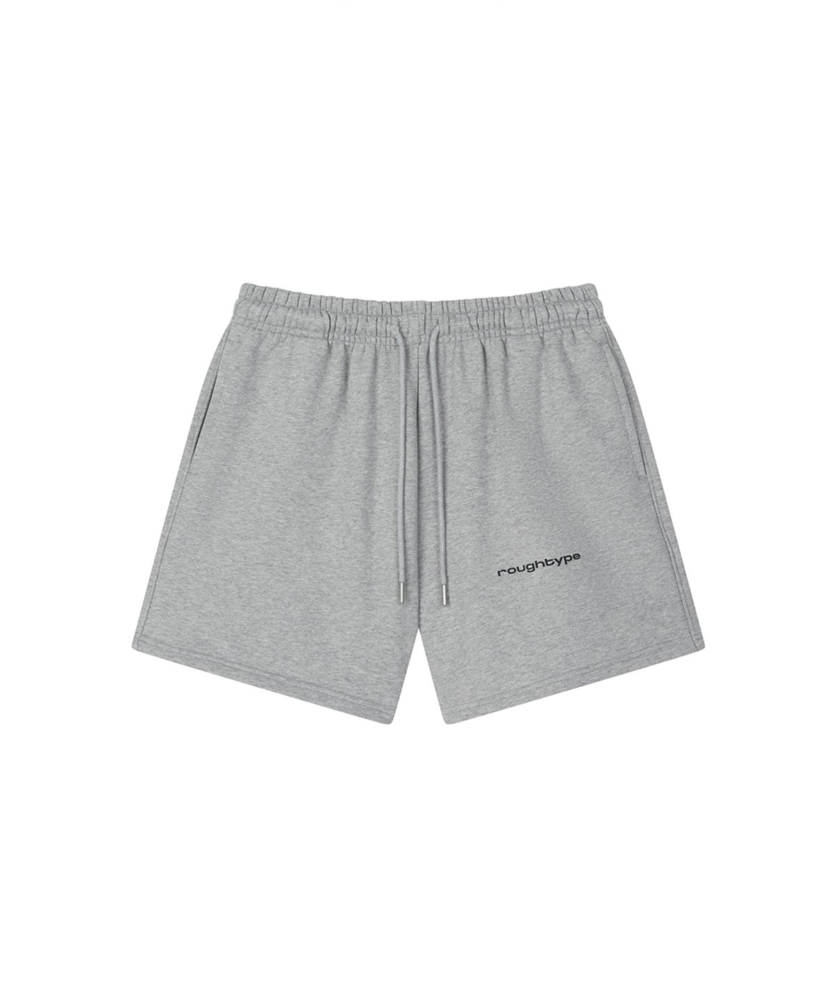 로타입(ROUGHTYPE) Mid Logo Half Sweat Pants - Gray