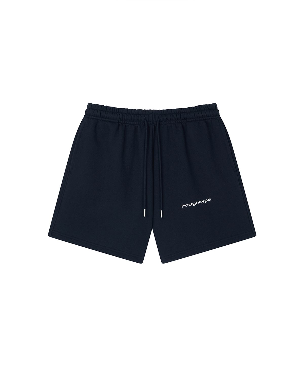 로타입(ROUGHTYPE) Mid Logo Half Sweat Pants - Navy