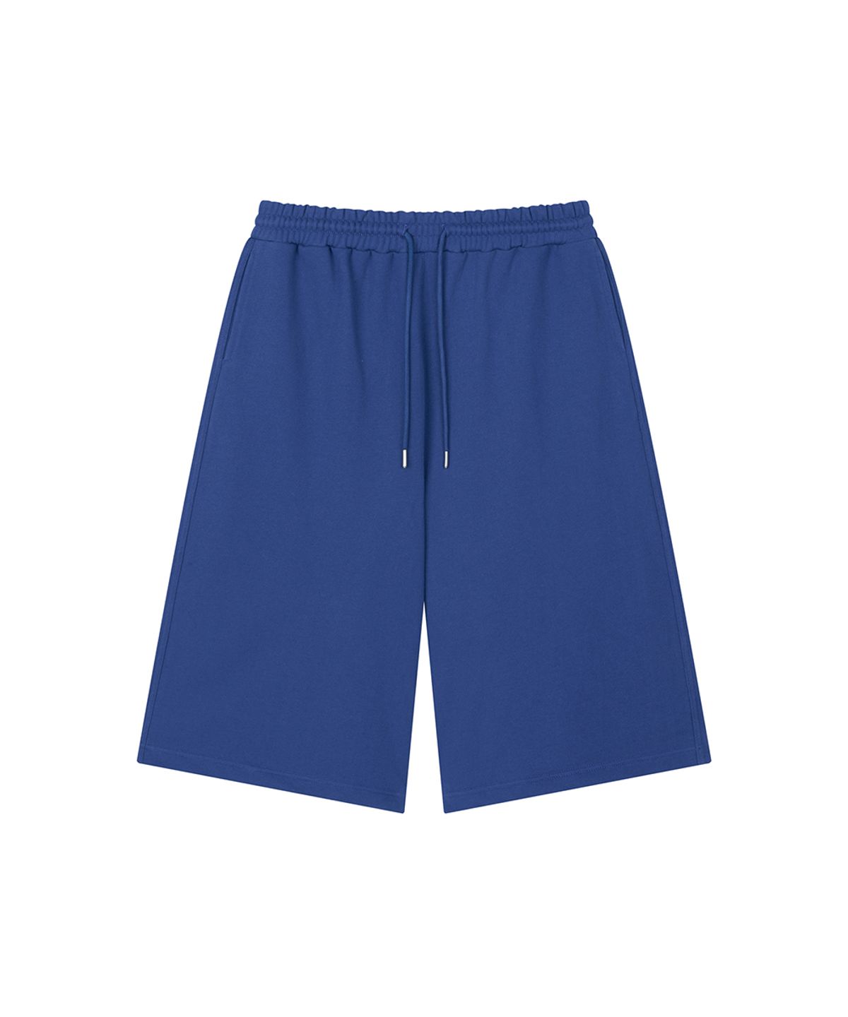 로타입(ROUGHTYPE) Overline Patch Bermuda Sweatpants - Blue