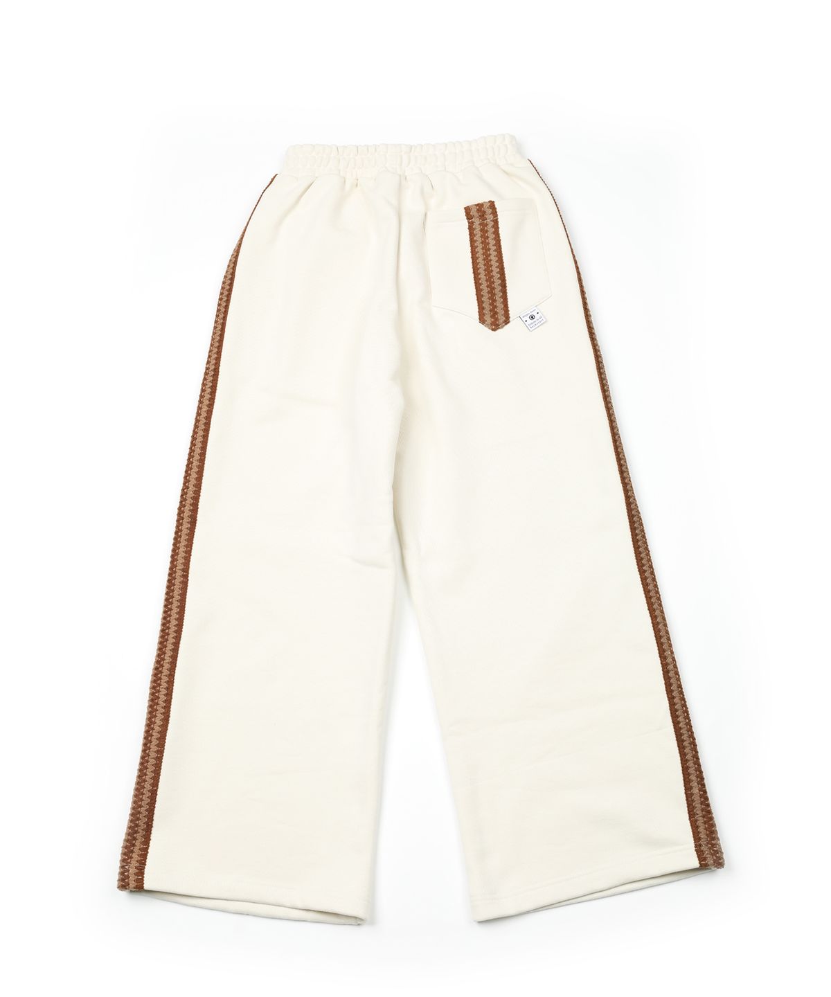 히피하우스(HIPPIE HAUS) Brushed Straight sweatpants w.Tape Ivory