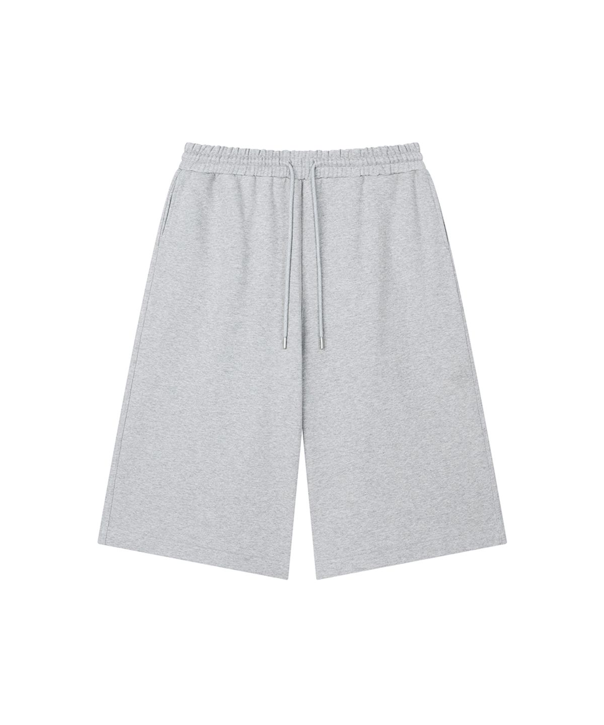 로타입(ROUGHTYPE) Overline Patch Bermuda Sweatpants - Gray