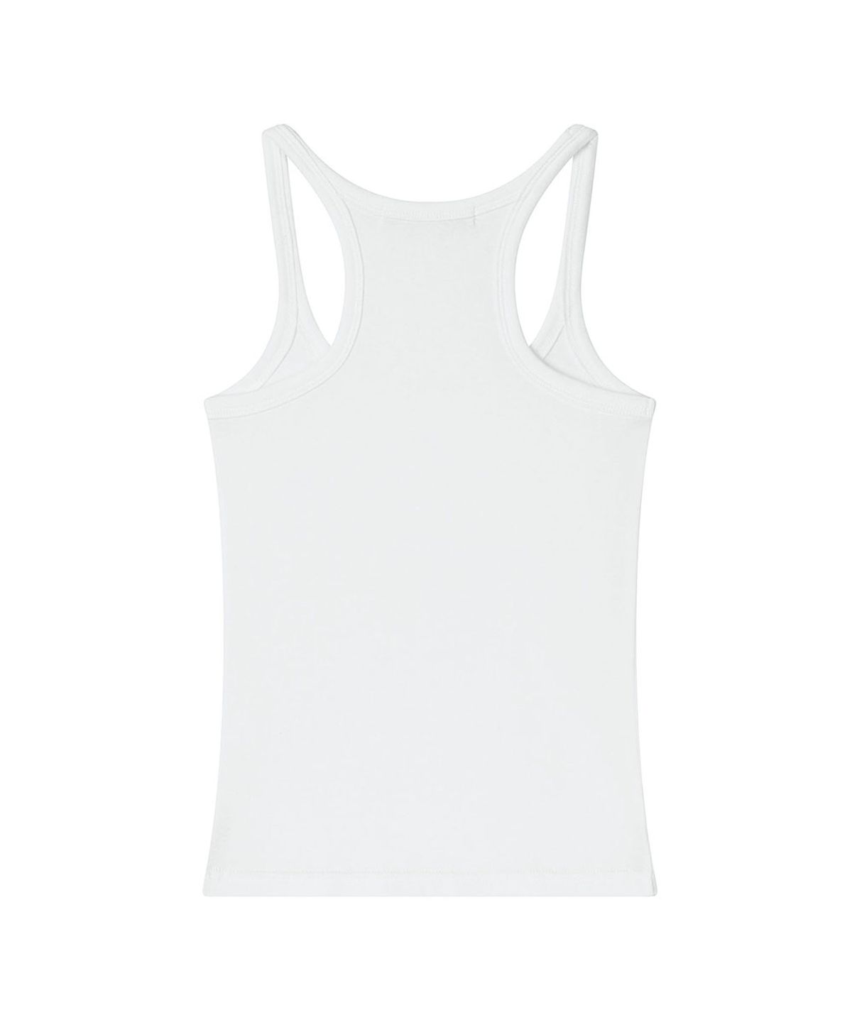 로타입(ROUGHTYPE) Two-color Logo Sleeveless - White