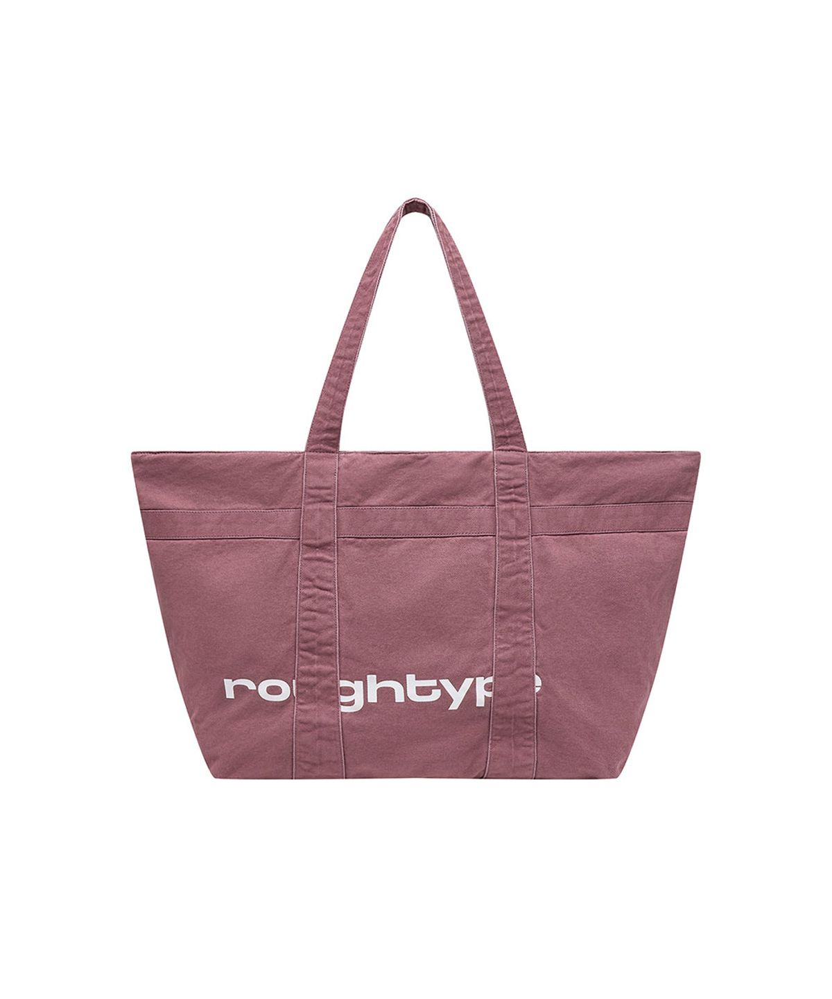 로타입(ROUGHTYPE) RT Logo Washed Tote Bag - Indi pink