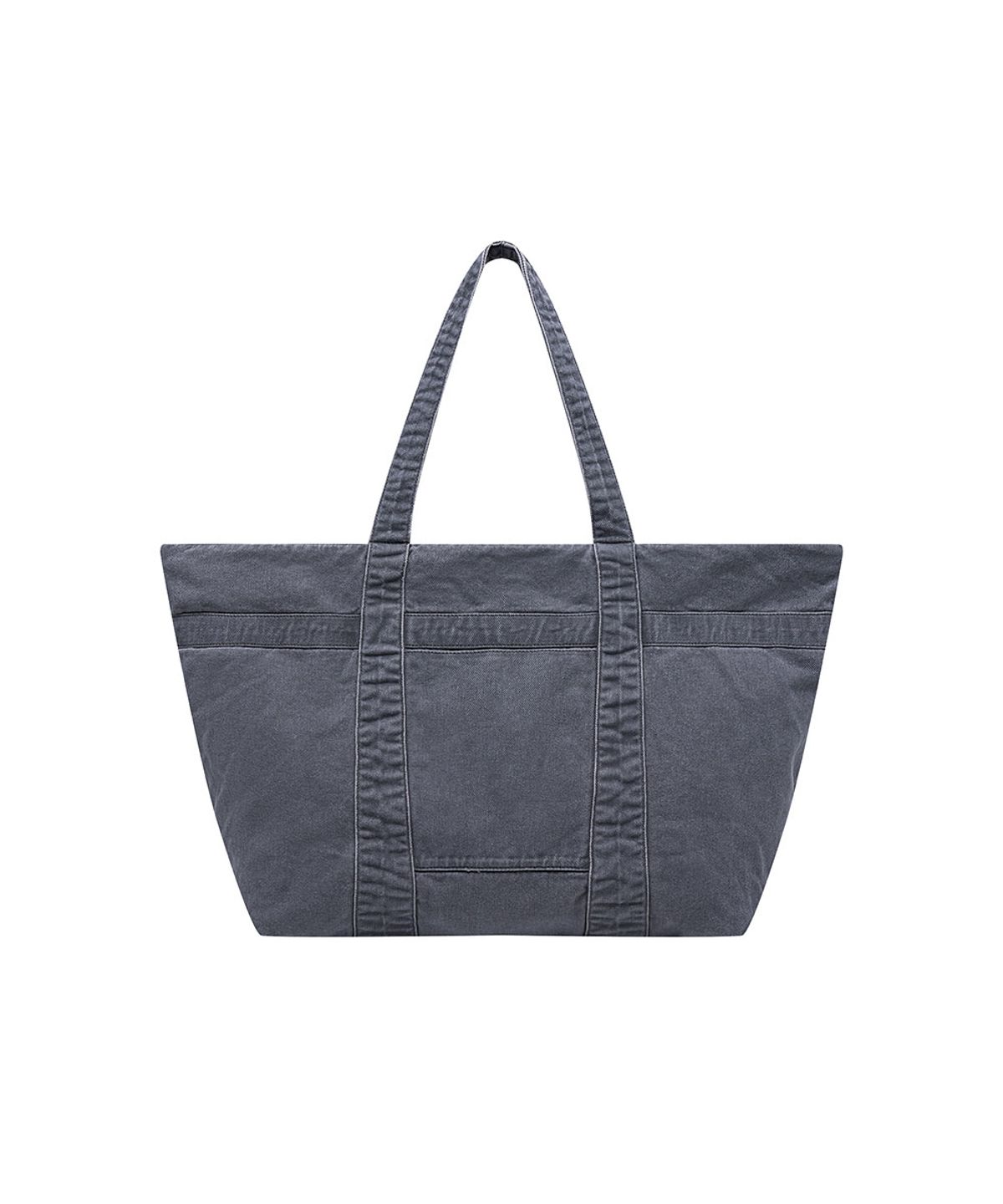 로타입(ROUGHTYPE) RT Logo Washed Tote Bag - Charcoal