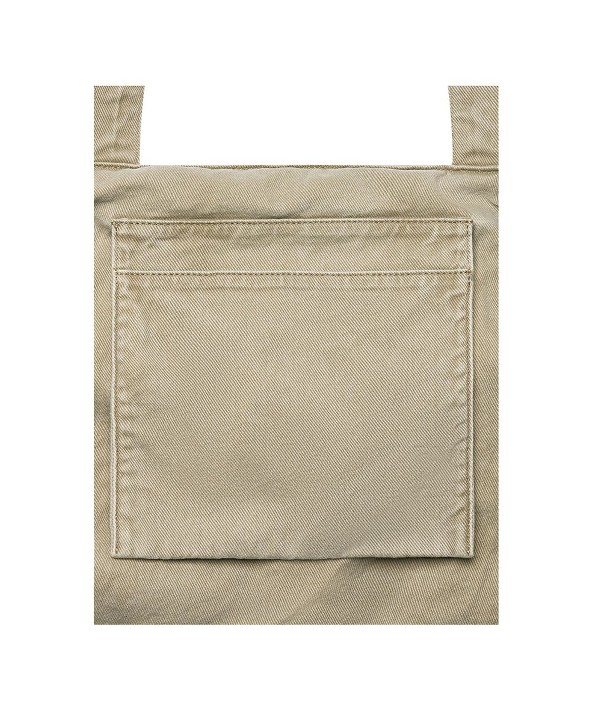 로타입(ROUGHTYPE) RT Logo Washed Tote Bag - Khaki beige