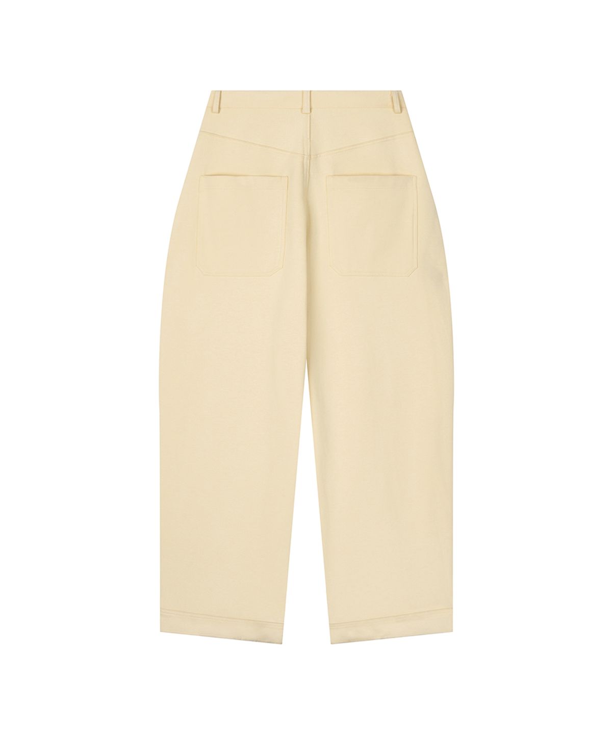 로타입(ROUGHTYPE) Balloon-fit Patch Sweatpants - Butter