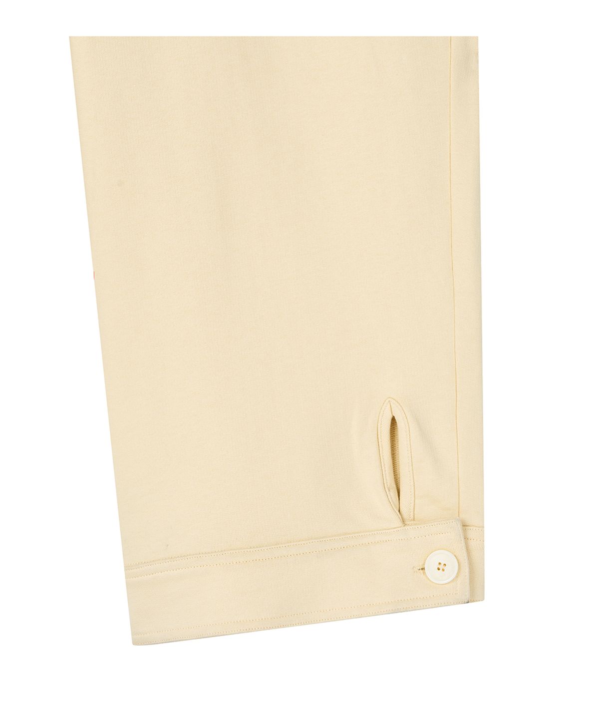 로타입(ROUGHTYPE) Balloon-fit Patch Sweatpants - Butter