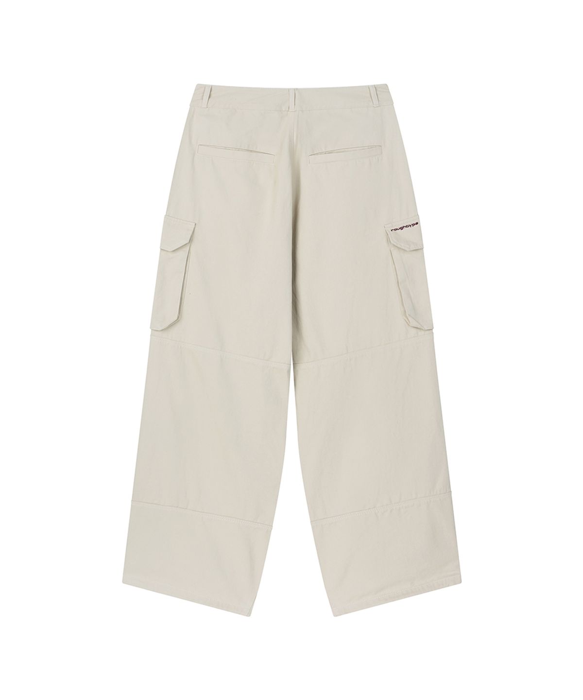 로타입(ROUGHTYPE) Washed Cargo Cotton Pants - Ivory