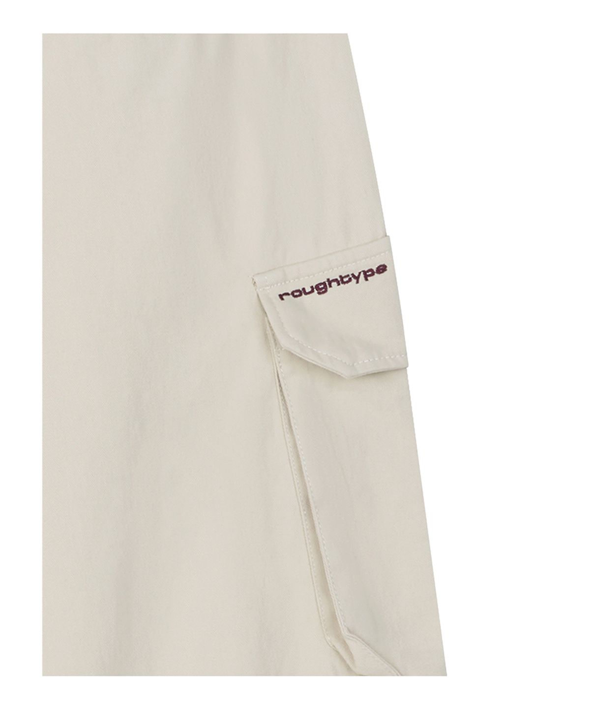로타입(ROUGHTYPE) Washed Cargo Cotton Pants - Ivory