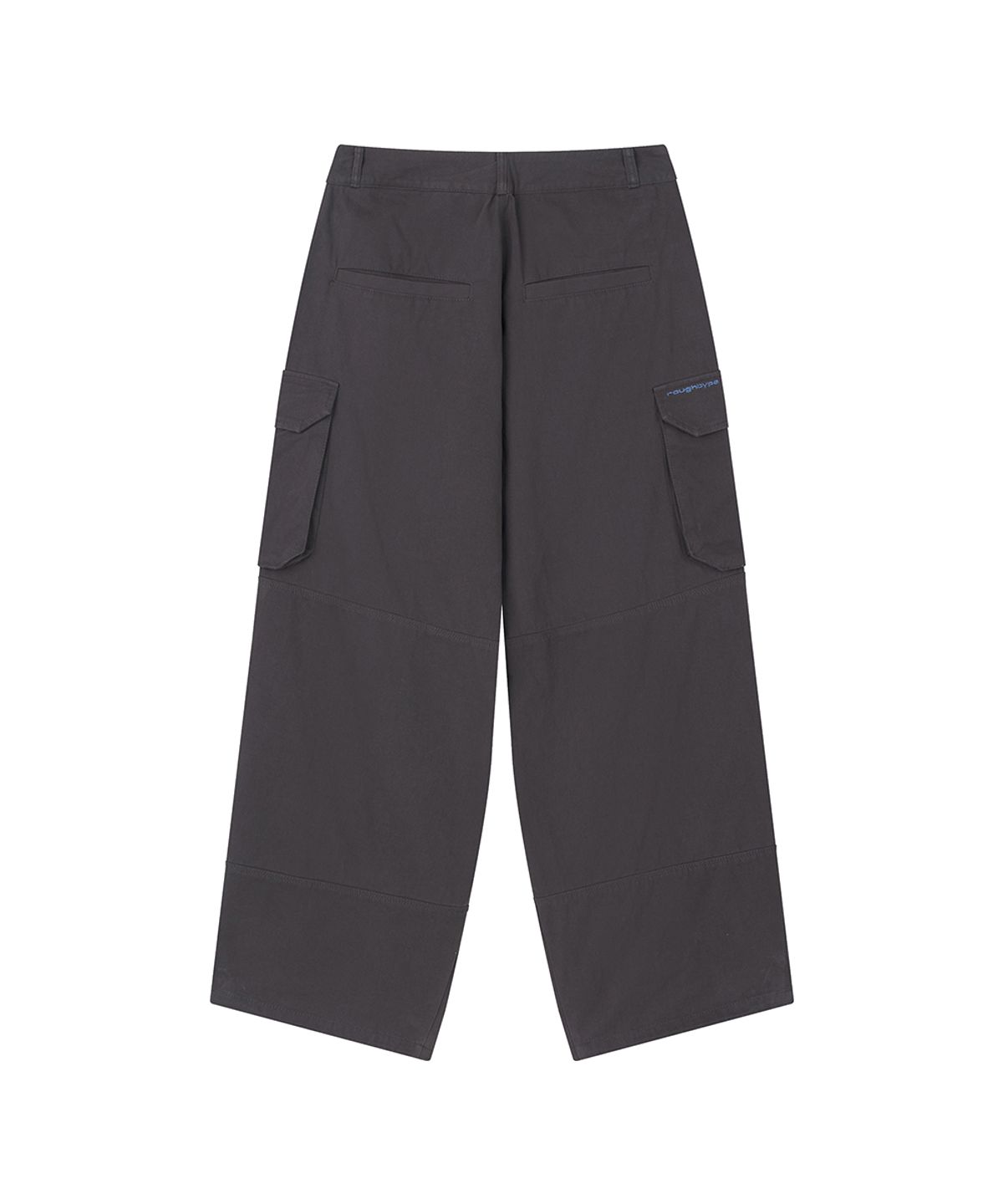 로타입(ROUGHTYPE) Washed Cargo Cotton Pants - Charcoal