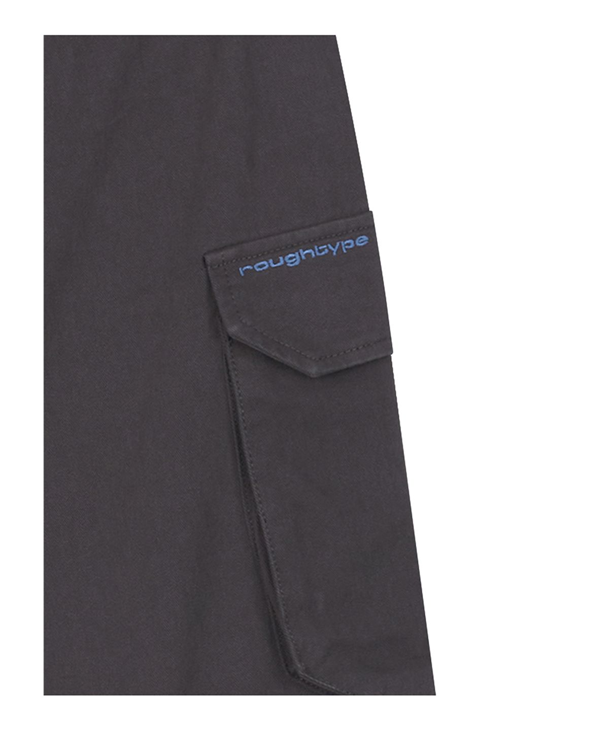 로타입(ROUGHTYPE) Washed Cargo Cotton Pants - Charcoal