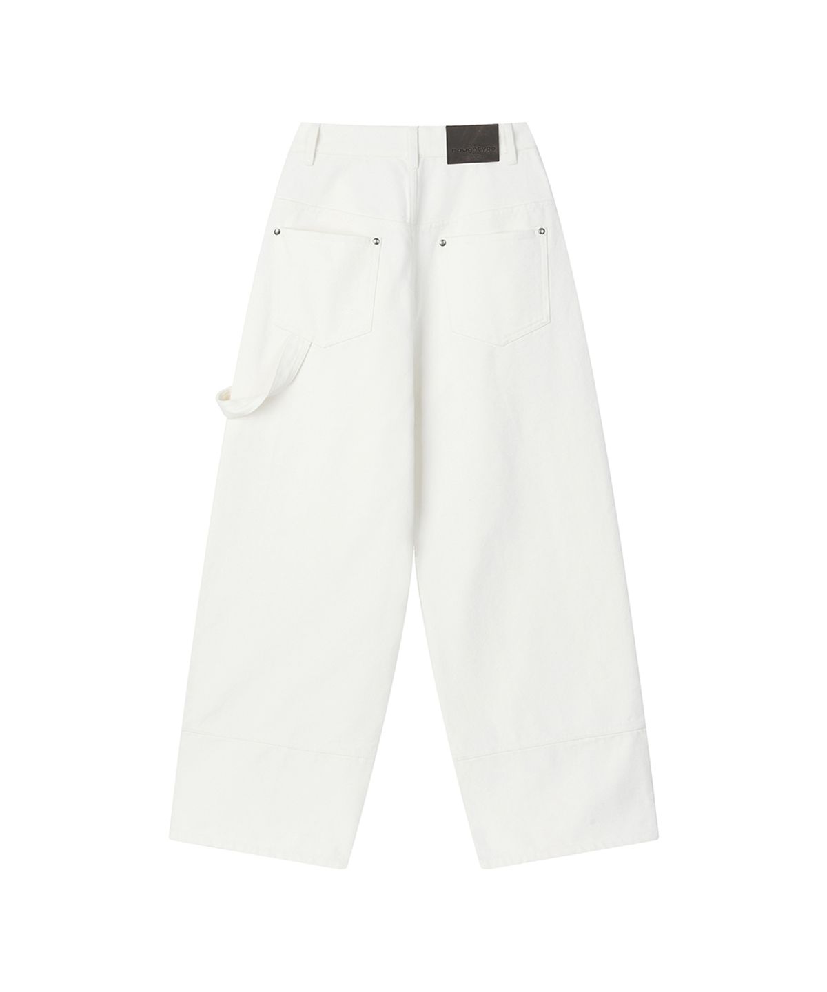 로타입(ROUGHTYPE) Drop Line Oxford Pants - Ivory