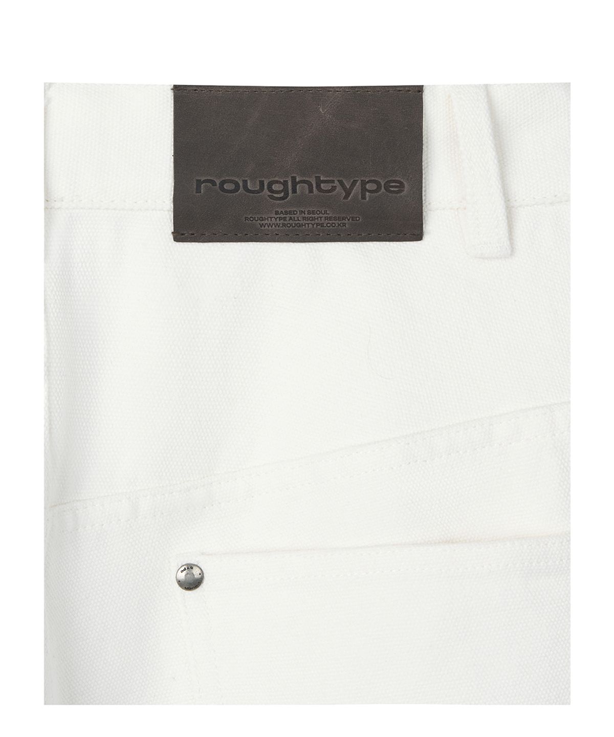 로타입(ROUGHTYPE) Drop Line Oxford Pants - Ivory
