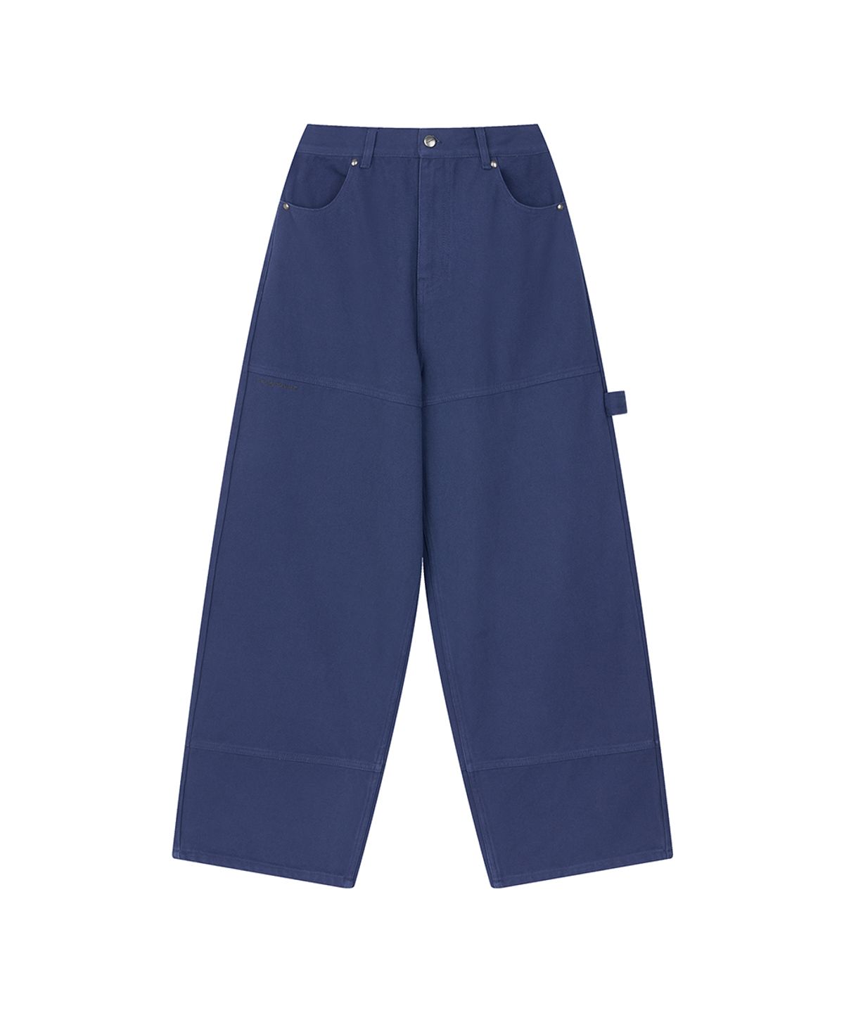 로타입(ROUGHTYPE) Drop Line Oxford Pants - Blue