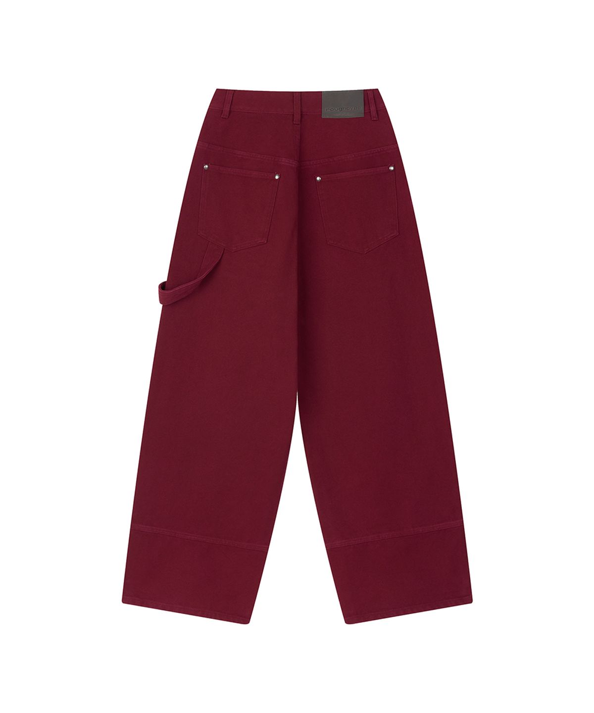 로타입(ROUGHTYPE) Drop Line Oxford Pants - Red