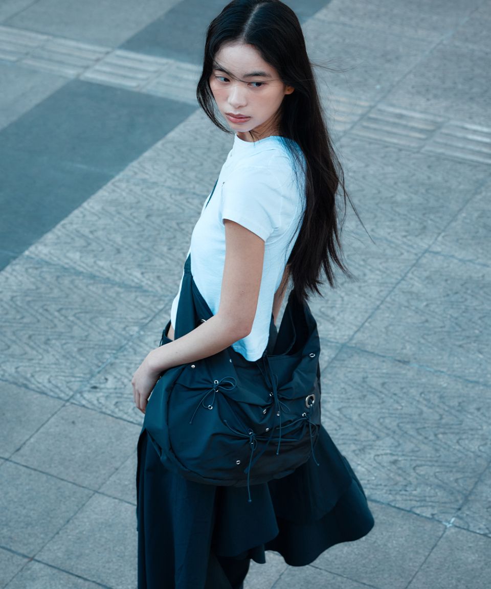 MUSINSA | MISEKI SEOUL [Miseki Seoul X Yeomim] Messy bag CHARCOAL