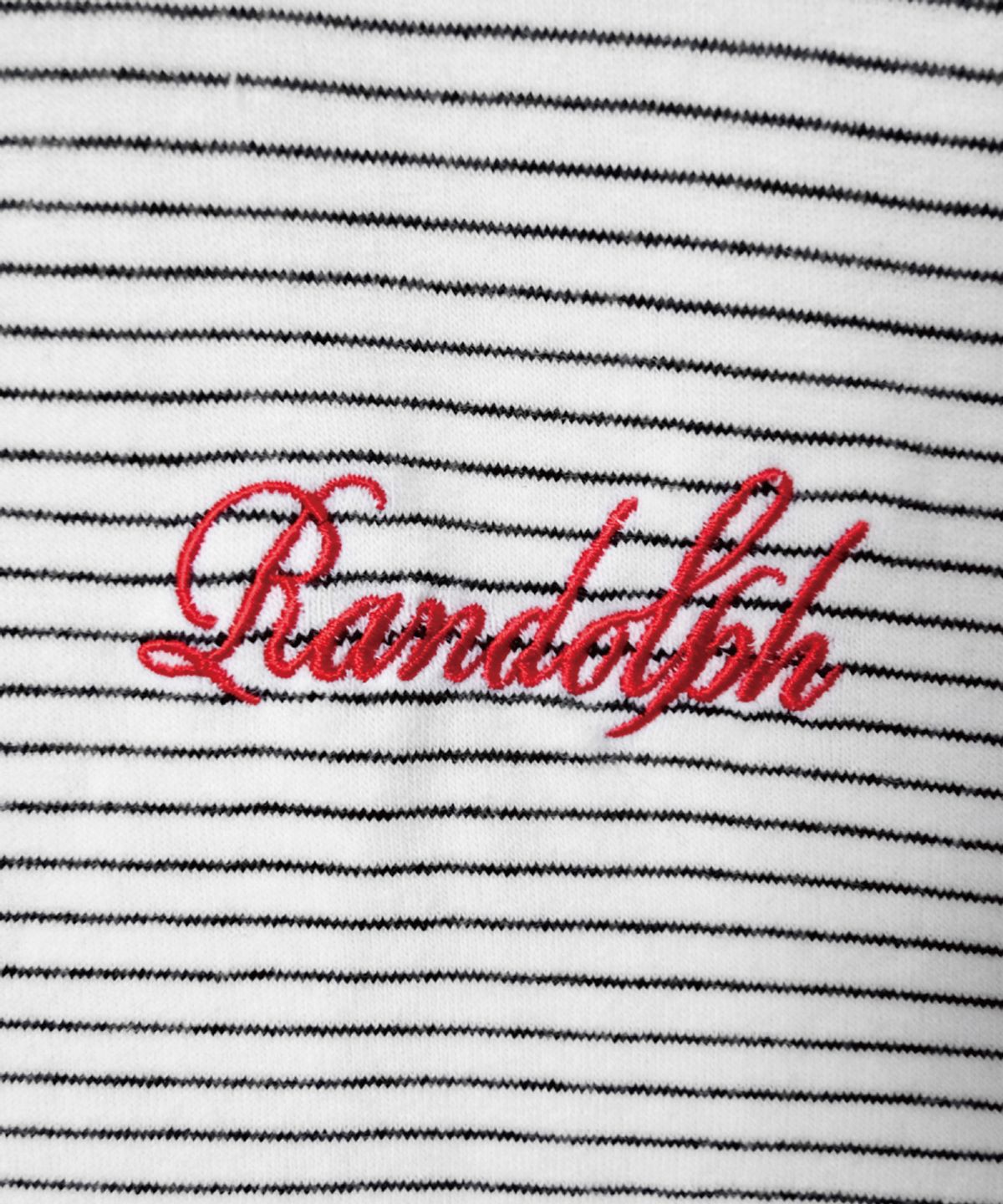 랜돌프앤코(RANDOLPH&CO) Stripe Journey Script T-shirt