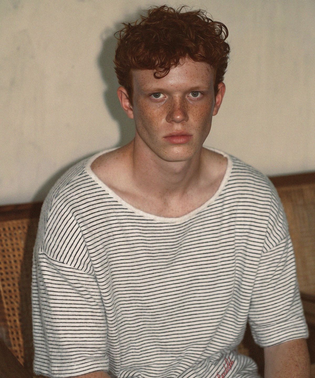 랜돌프앤코(RANDOLPH&CO) Stripe Journey Script T-shirt