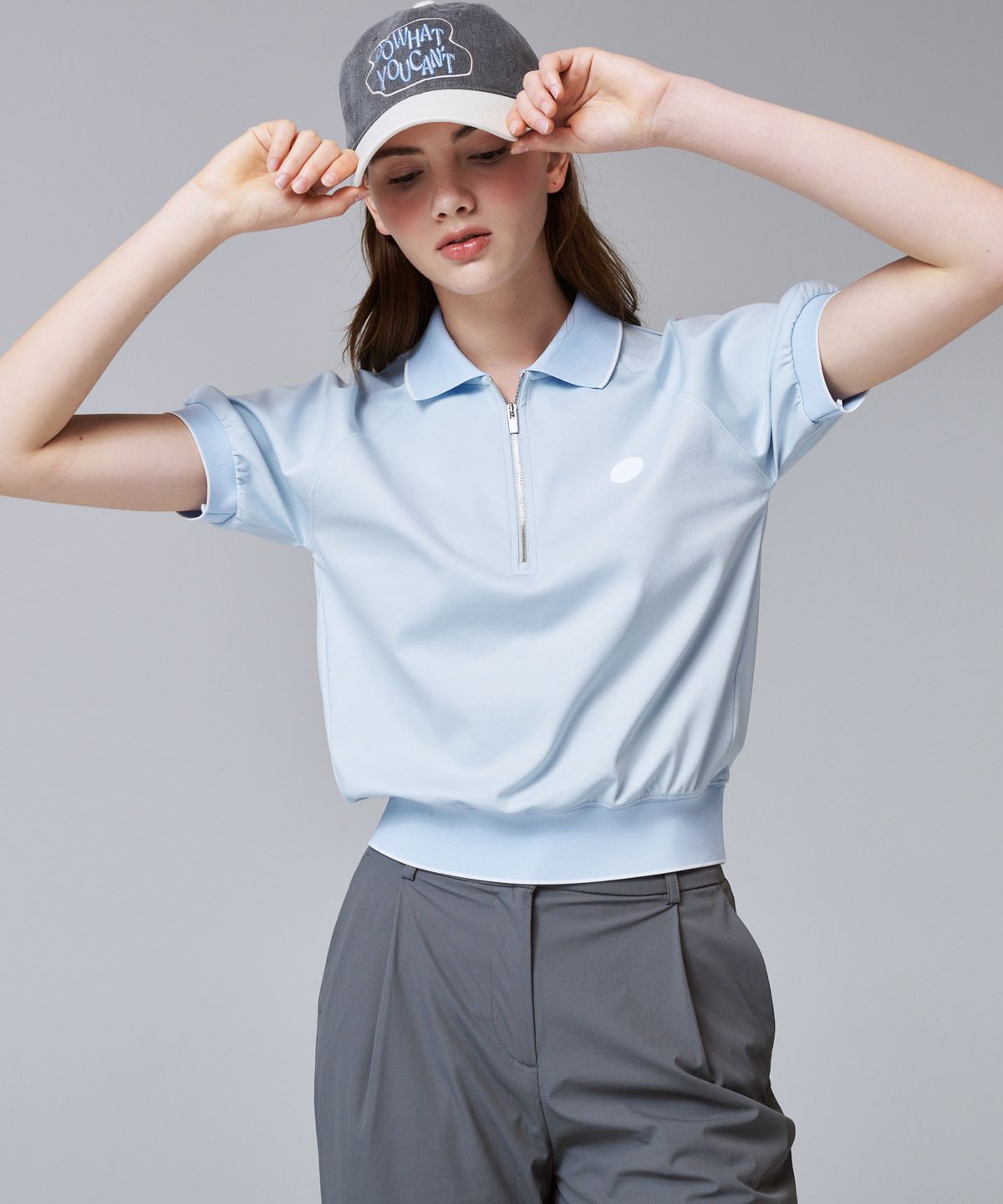 크림골프(KLIMGOLF) 니트 카라 저지 티