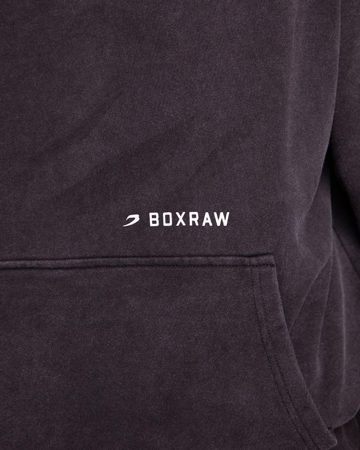 복스로(BOXRAW) 스파링 클럽 오버사이즈 후디 - 남성 M BXRW-SPCLH [워시드 블랙]